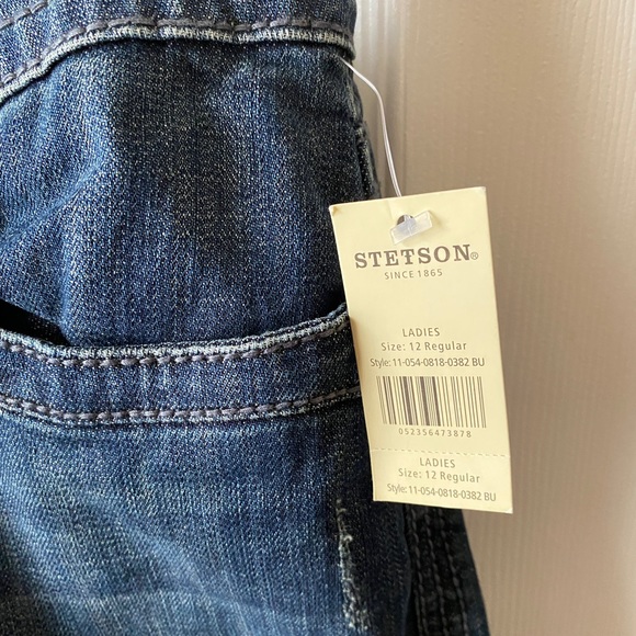 NWT Stetson Hollywood Bootcut Medium Wash Low-Rise Jeans SZ 12 - Picture 5 of 11